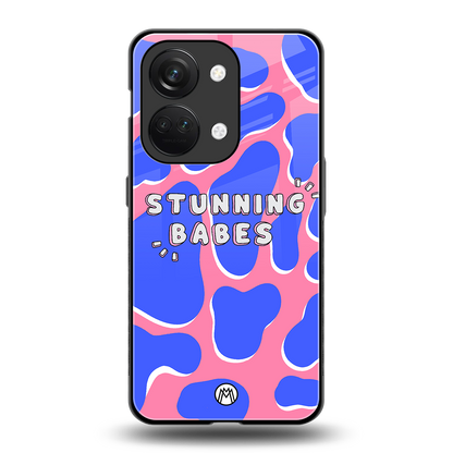 stunning babes back phone cover | glass case for oneplus nord 3