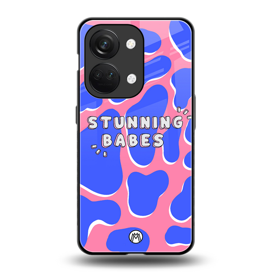 stunning babes back phone cover | glass case for oneplus nord 3