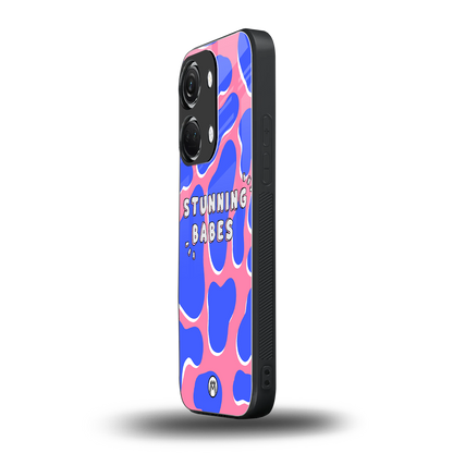 stunning babes back phone cover | glass case for oneplus nord 3