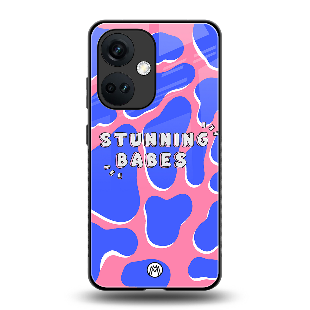 stunning babes back phone cover | glass case for oneplus nord ce 3