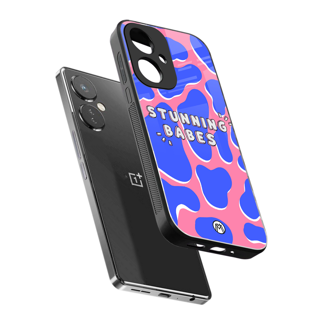 stunning babes back phone cover | glass case for oneplus nord ce 3