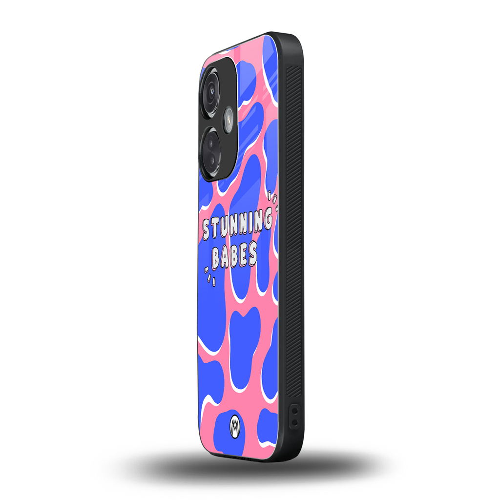 stunning babes back phone cover | glass case for oneplus nord ce 3