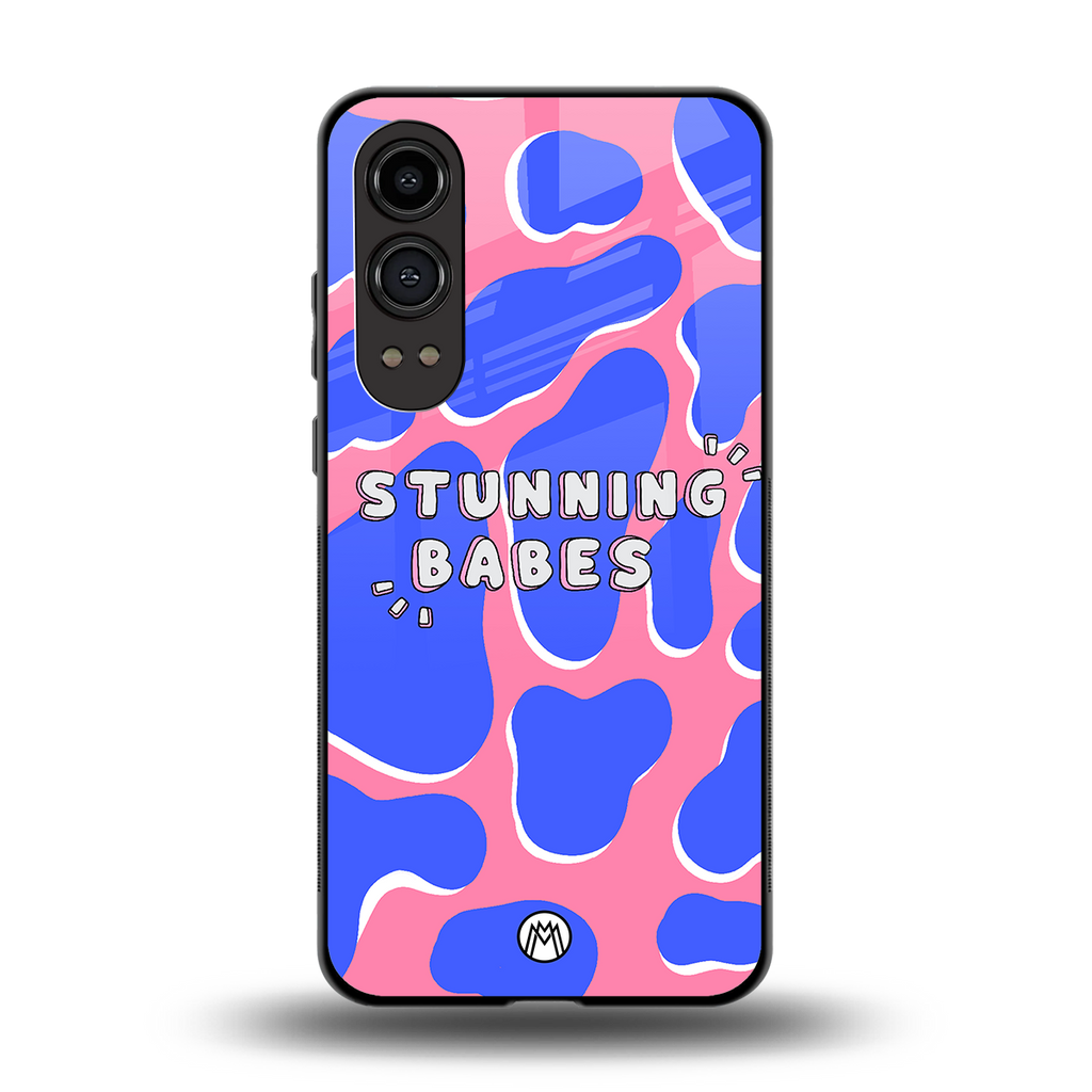stunning babes back phone cover | glass case for oneplus nord ce 4 lite