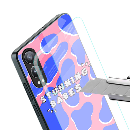 stunning babes back phone cover | glass case for oneplus nord ce 4 lite