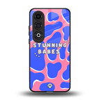 stunning babes back phone cover | glass case for oneplus nord ce 4