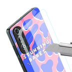 stunning babes back phone cover | glass case for oneplus nord ce 4