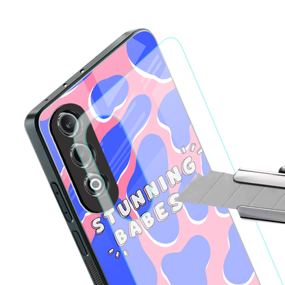 stunning babes back phone cover | glass case for oneplus nord ce 4