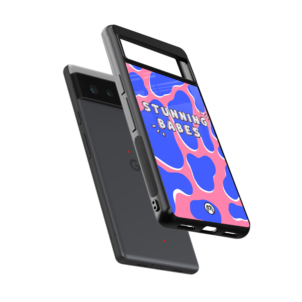 stunning babes back phone cover | glass case for google pixel 6