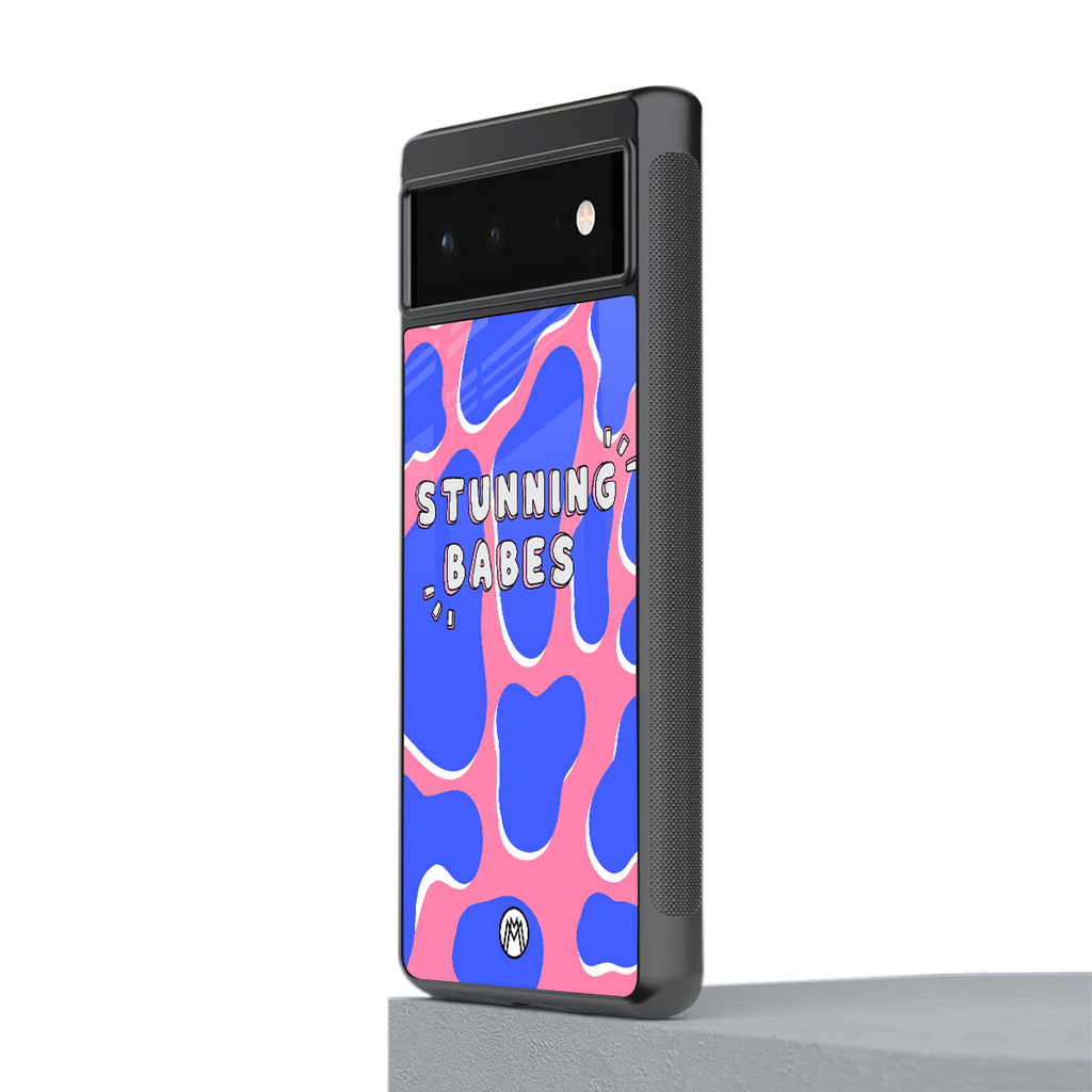 stunning babes back phone cover | glass case for google pixel 6