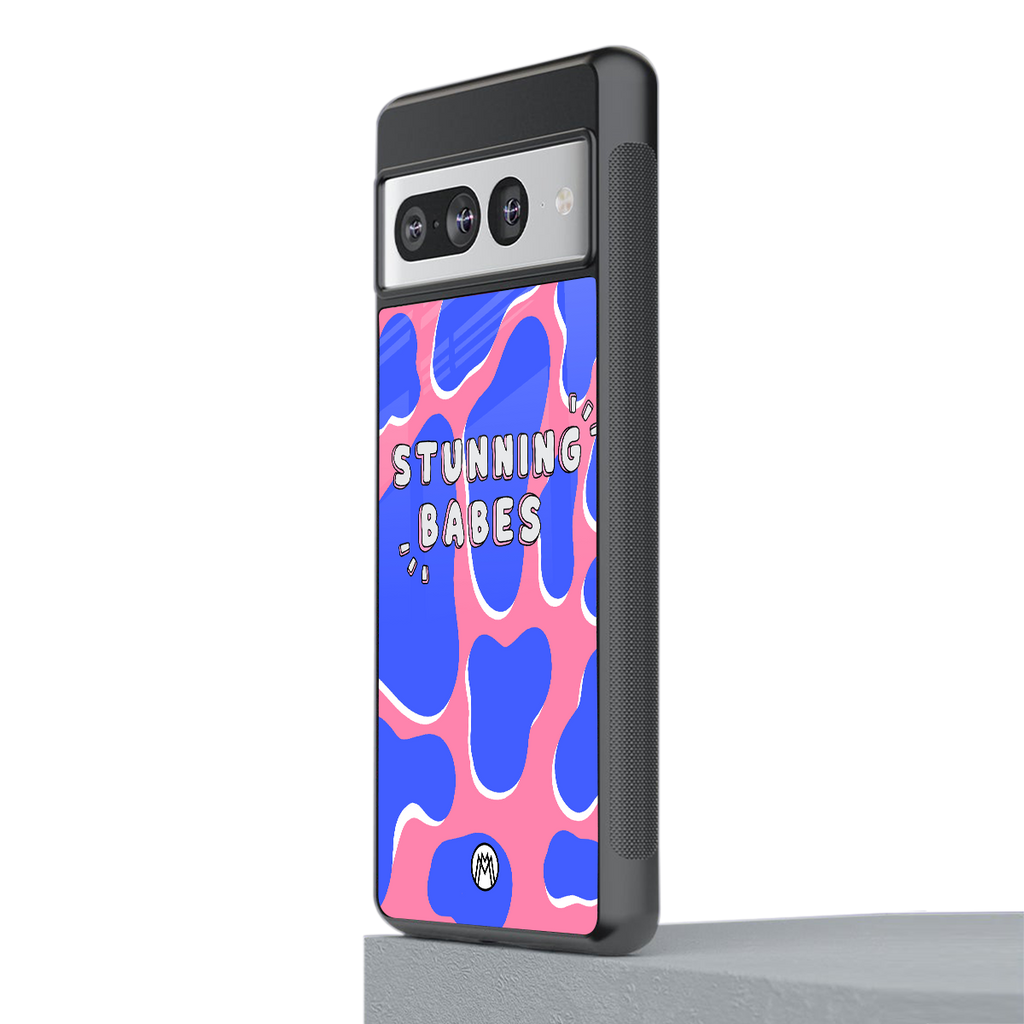 stunning babes back phone cover | glass case for google pixel 7 pro