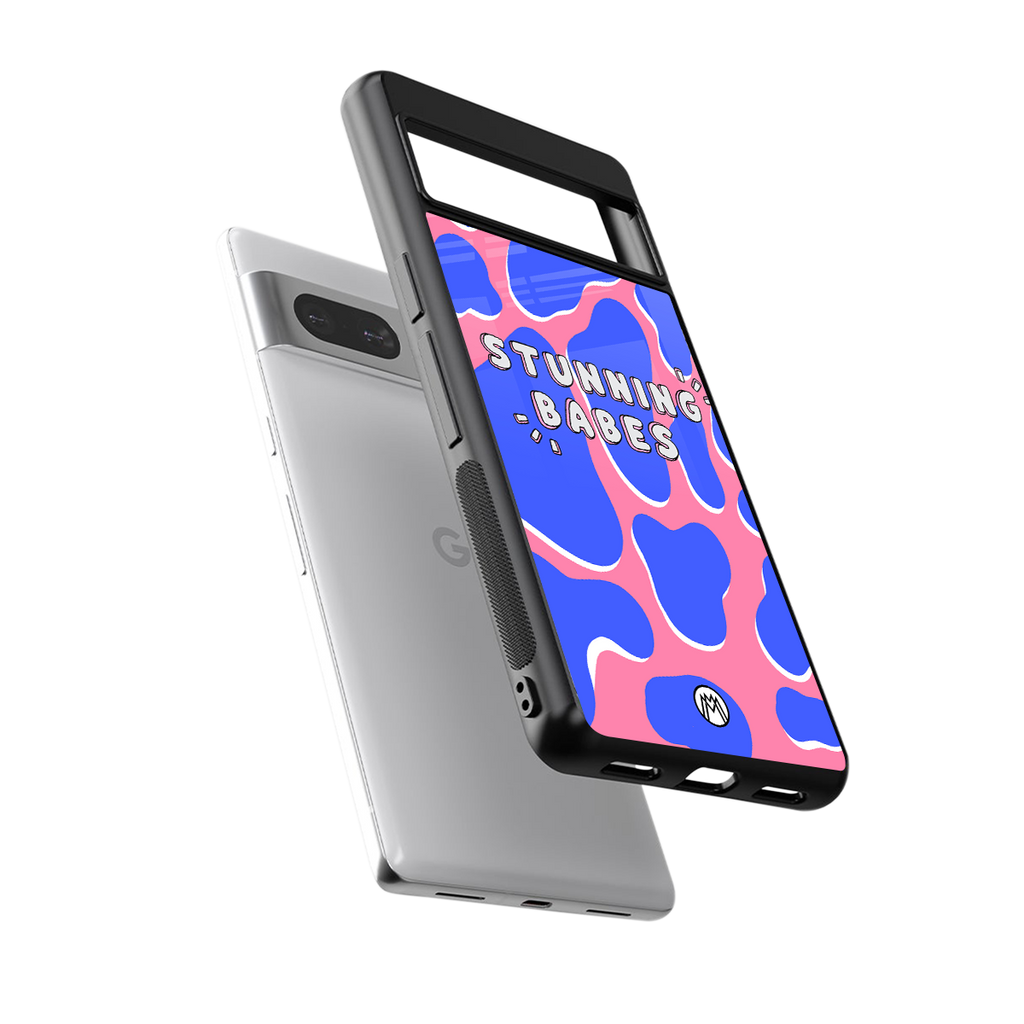 stunning babes back phone cover | glass case for Google Pixel 7