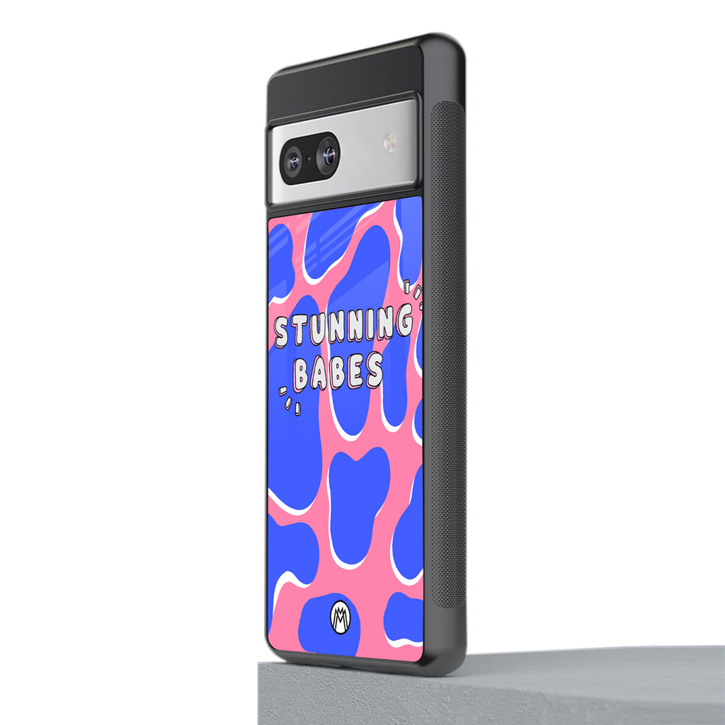 stunning babes back phone cover | glass case for Google Pixel 7
