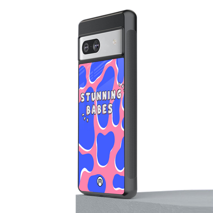 stunning babes back phone cover | glass case for Google Pixel 7A