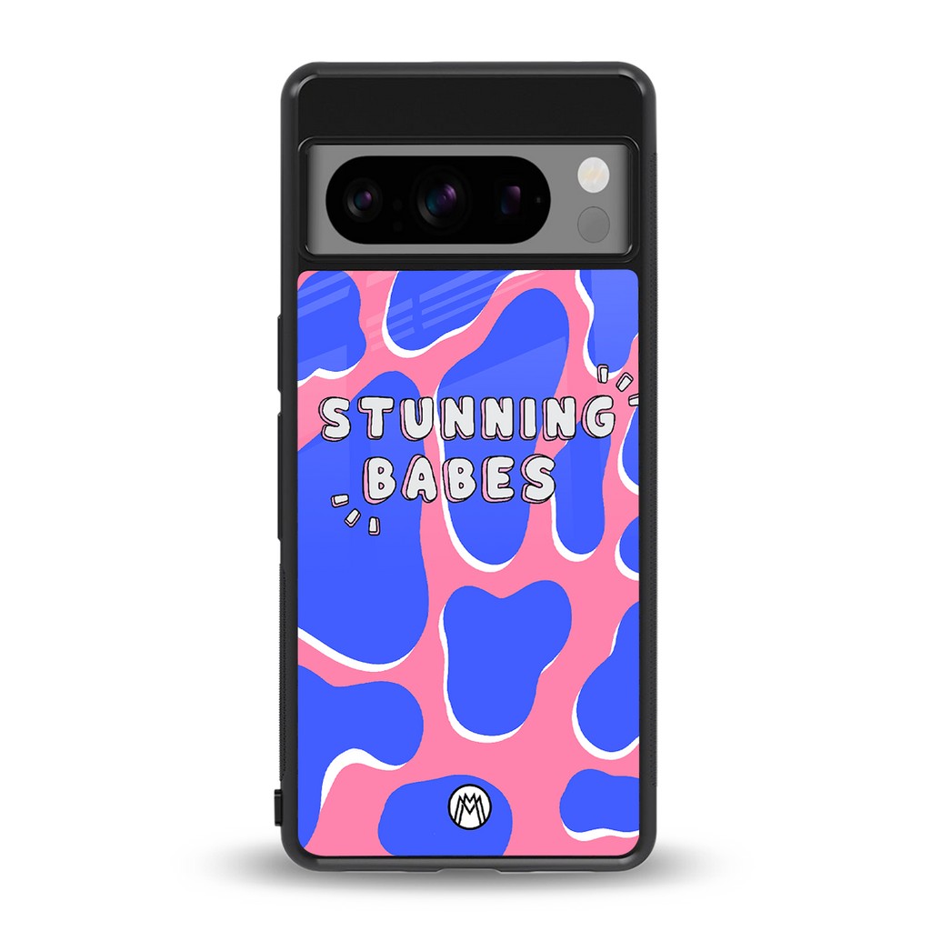 stunning babes back phone cover | glass case for google pixel 8 pro
