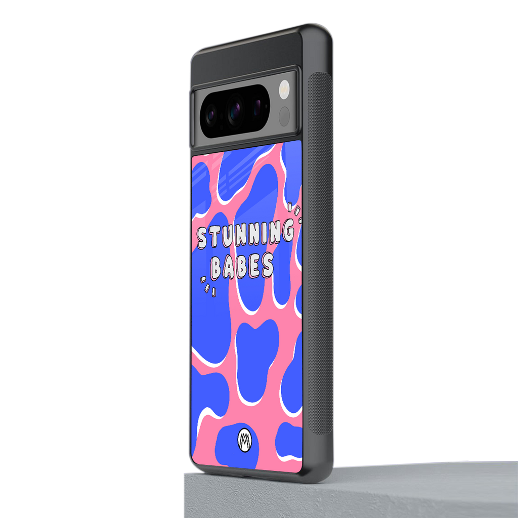 stunning babes back phone cover | glass case for google pixel 8 pro