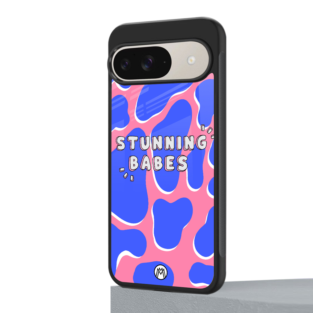 stunning babes back phone cover | glass case for google pixel 9