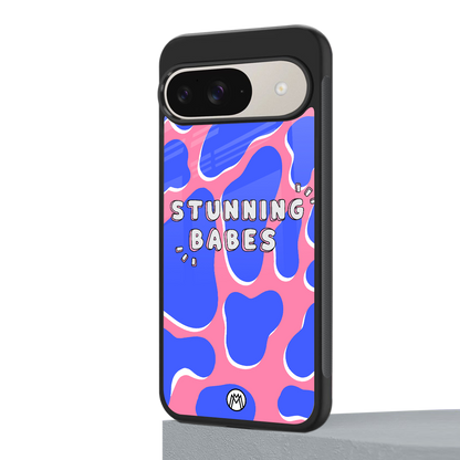 stunning babes back phone cover | glass case for google pixel 9