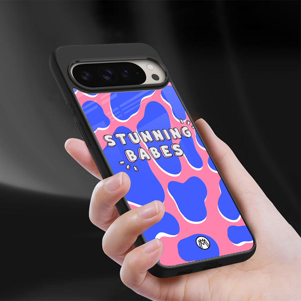 stunning babes back phone cover | glass case for google pixel 9 pro xl