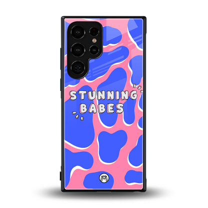 stunning babes back phone cover | glass case for samsung galaxy s24 ultra