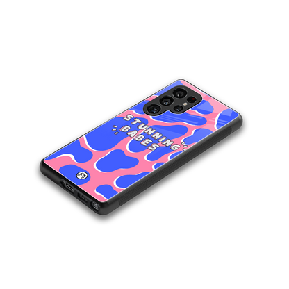 stunning babes back phone cover | glass case for samsung galaxy s25 ultra