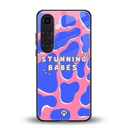 stunning babes back phone cover | glass case for samsung galaxy s24 fe