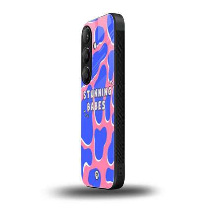 stunning babes back phone cover | glass case for samsung galaxy s24 fe