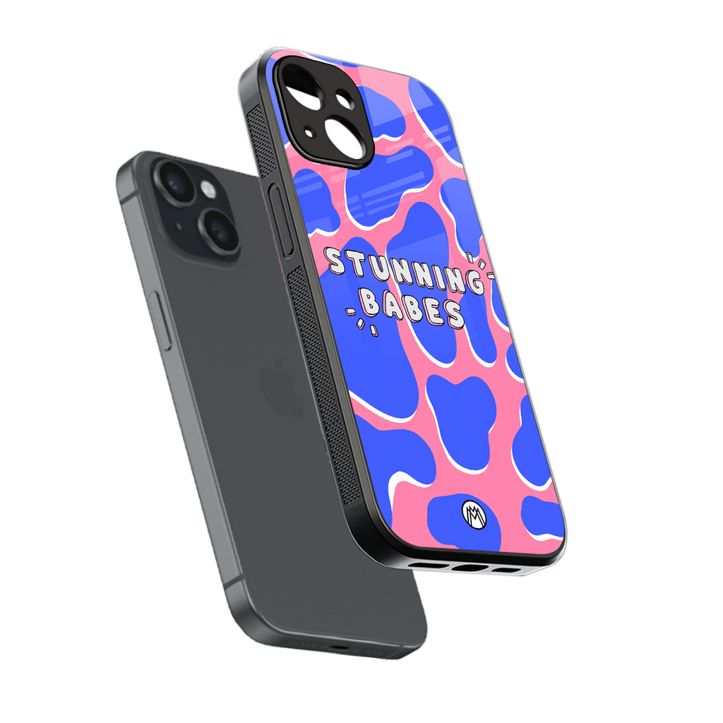 stunning babes back phone cover | glass case for iphone 15