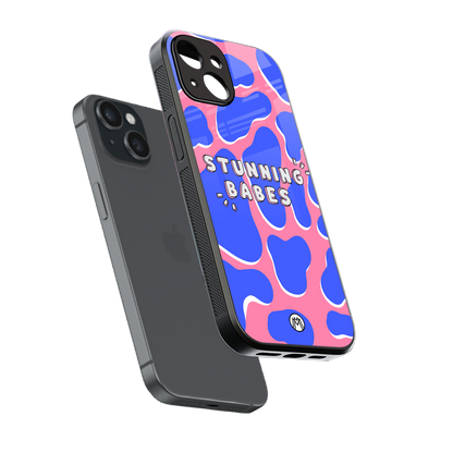stunning babes back phone cover | glass case for iphone 15