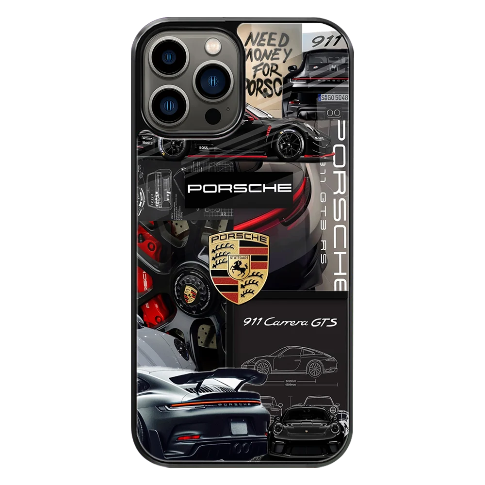 Premium Glass Back Mobile Phone Cover for iPhone, Samsung, OnePlus, Google Pixel, Redmi, Oppo, Vivo & Realme