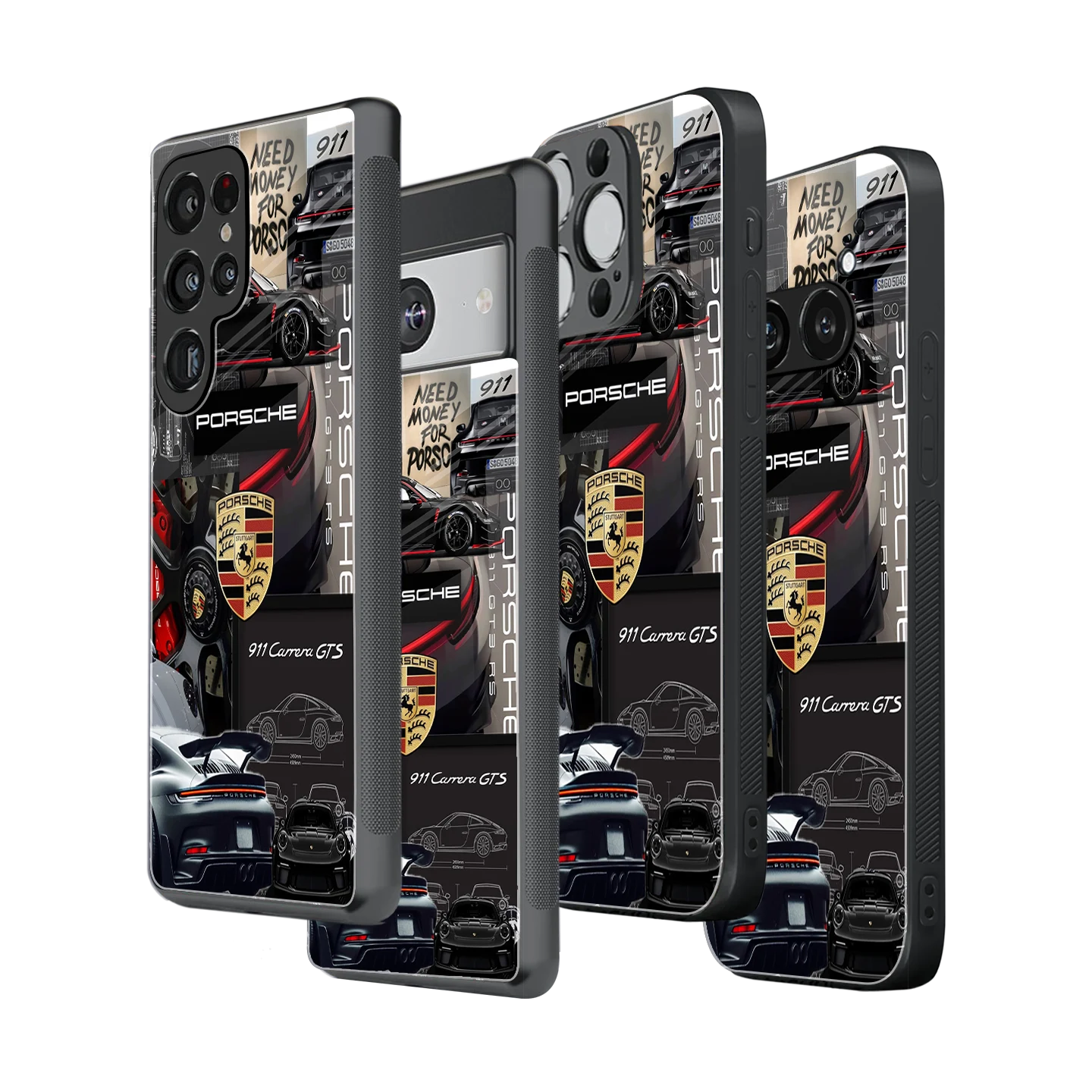 Stylish Glass Back Case for All Smartphones iPhone, Samsung, OnePlus, Pixel, Redmi, Oppo, Vivo, Motorola
