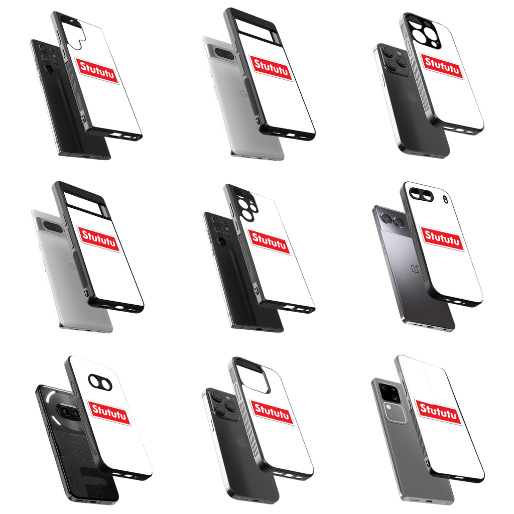 Durable Glass Back Mobile Case for iPhone, Samsung, OnePlus, Google Pixel, Redmi, Vivo, Oppo
