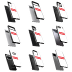 Durable Glass Back Mobile Case for iPhone, Samsung, OnePlus, Google Pixel, Redmi, Vivo, Oppo