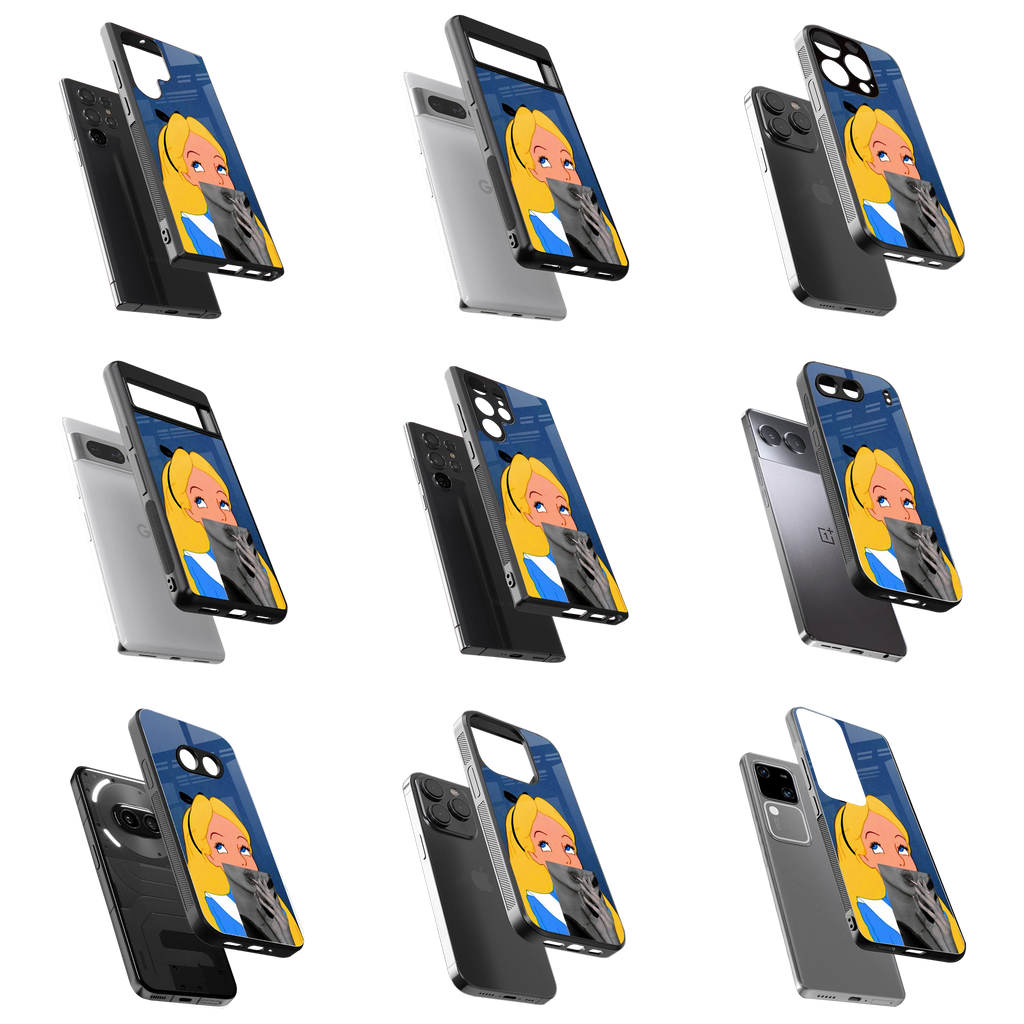 Durable Glass Back Mobile Case for iPhone, Samsung, OnePlus, Google Pixel, Redmi, Vivo, Oppo