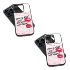 Trendy Glass Back Mobile Case for iPhone, Samsung, Redmi, OnePlus, Google Pixel, Motorola