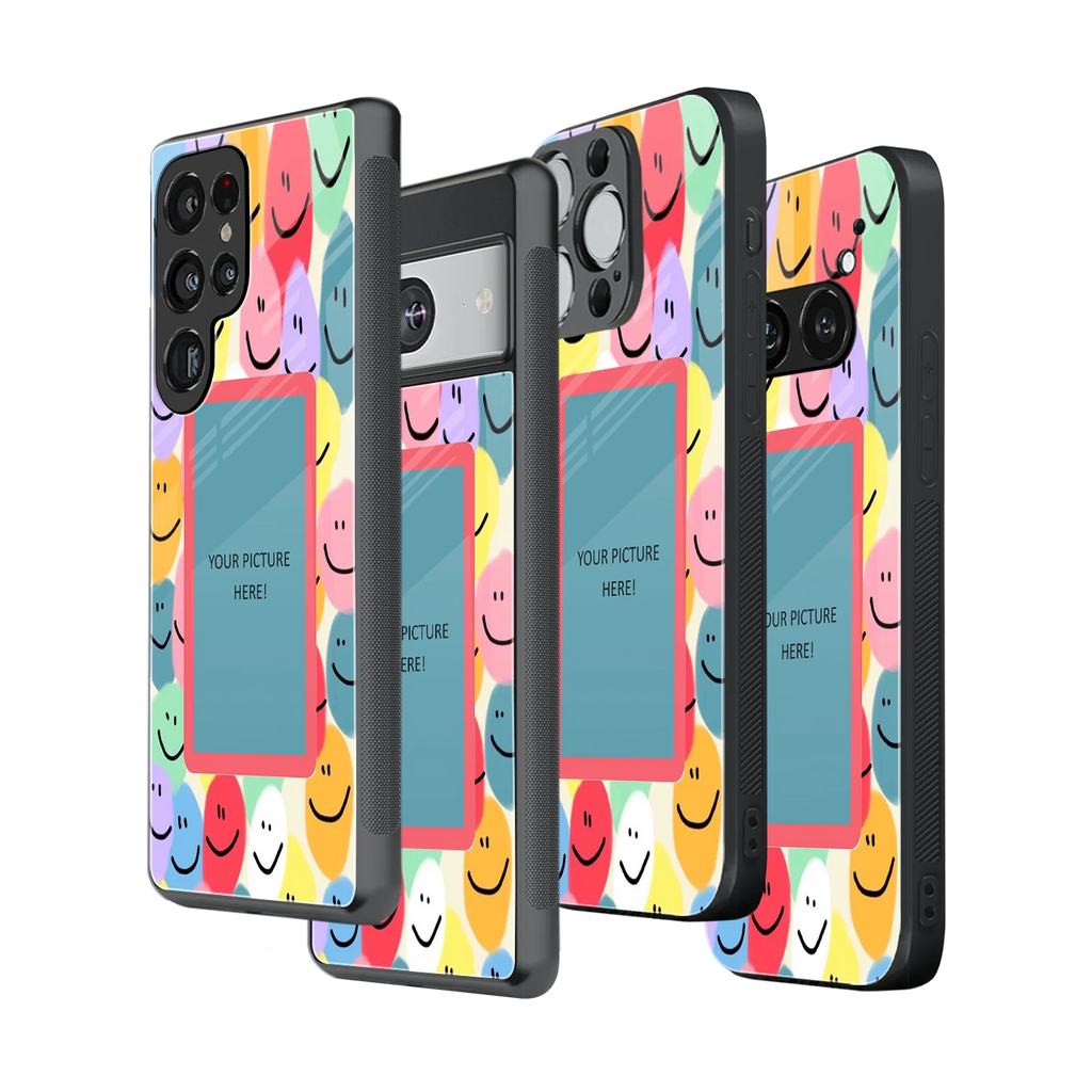 Polaroid Personalised Glass Phone Case