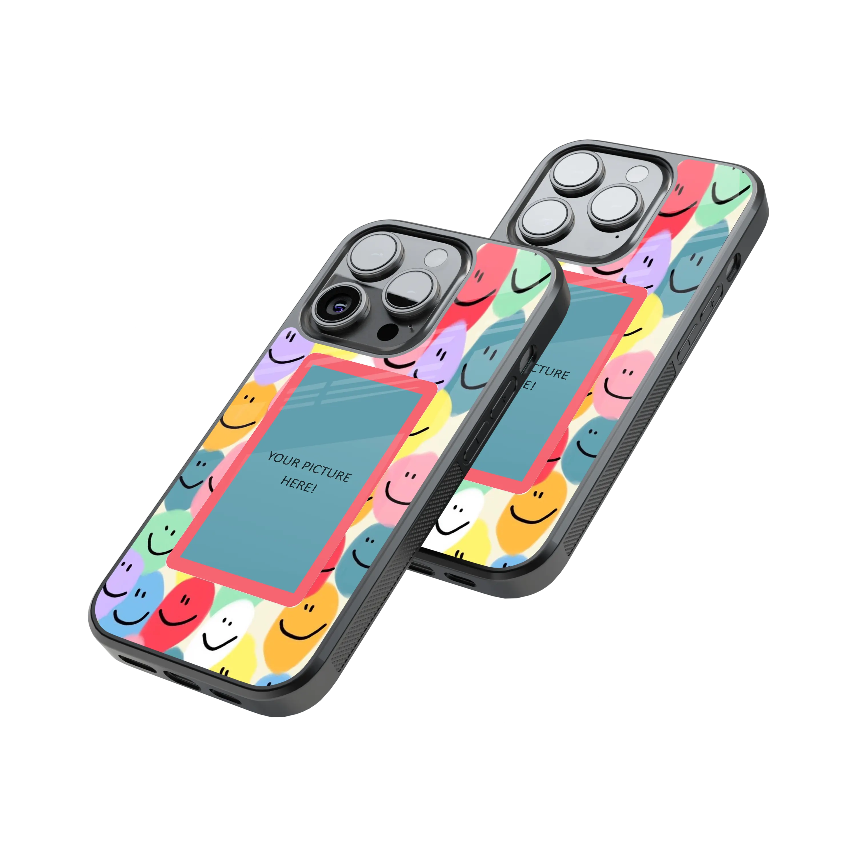 Polaroid Personalised Glass Phone Case