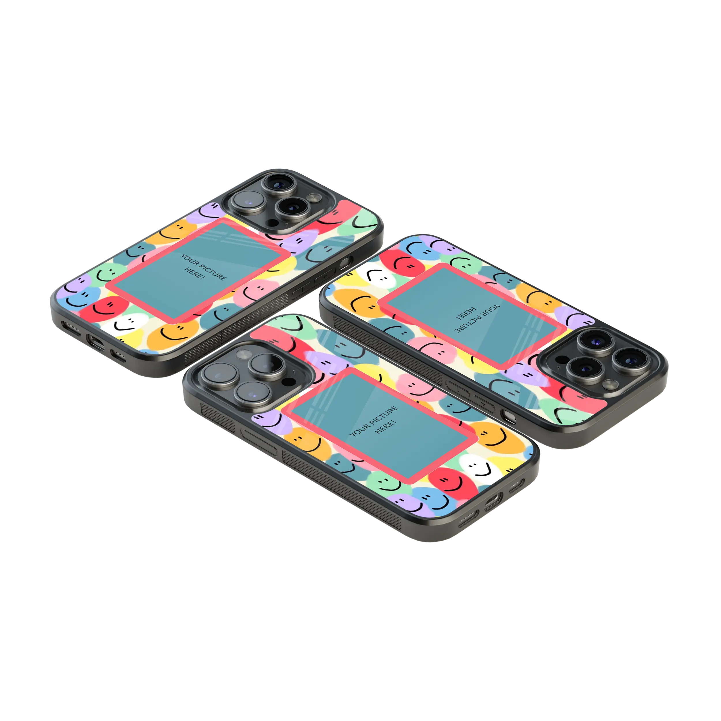Polaroid Personalised Glass Phone Case