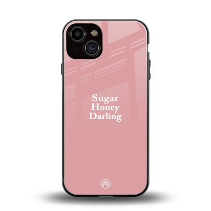 suger honey darling back phone cover | glass case for iphone 13