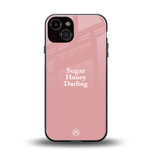 suger honey darling back phone cover | glass case for iphone 13