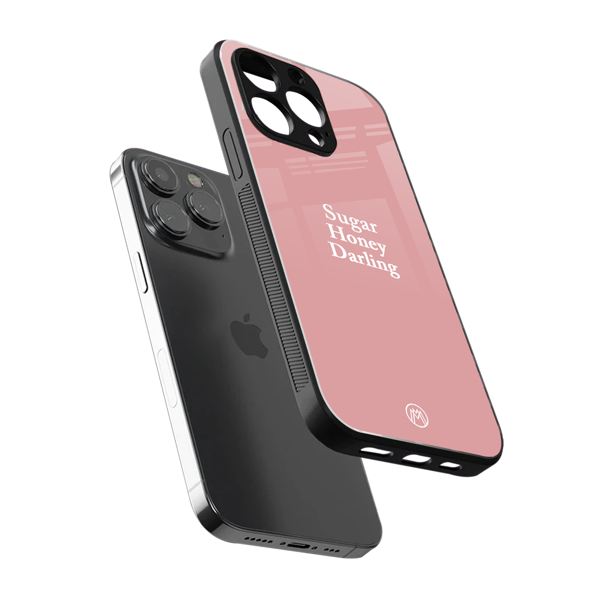 suger honey darling back phone cover | glass case for iphone 15 pro max