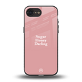 suger honey darling back phone cover | glass case for iphone 16e