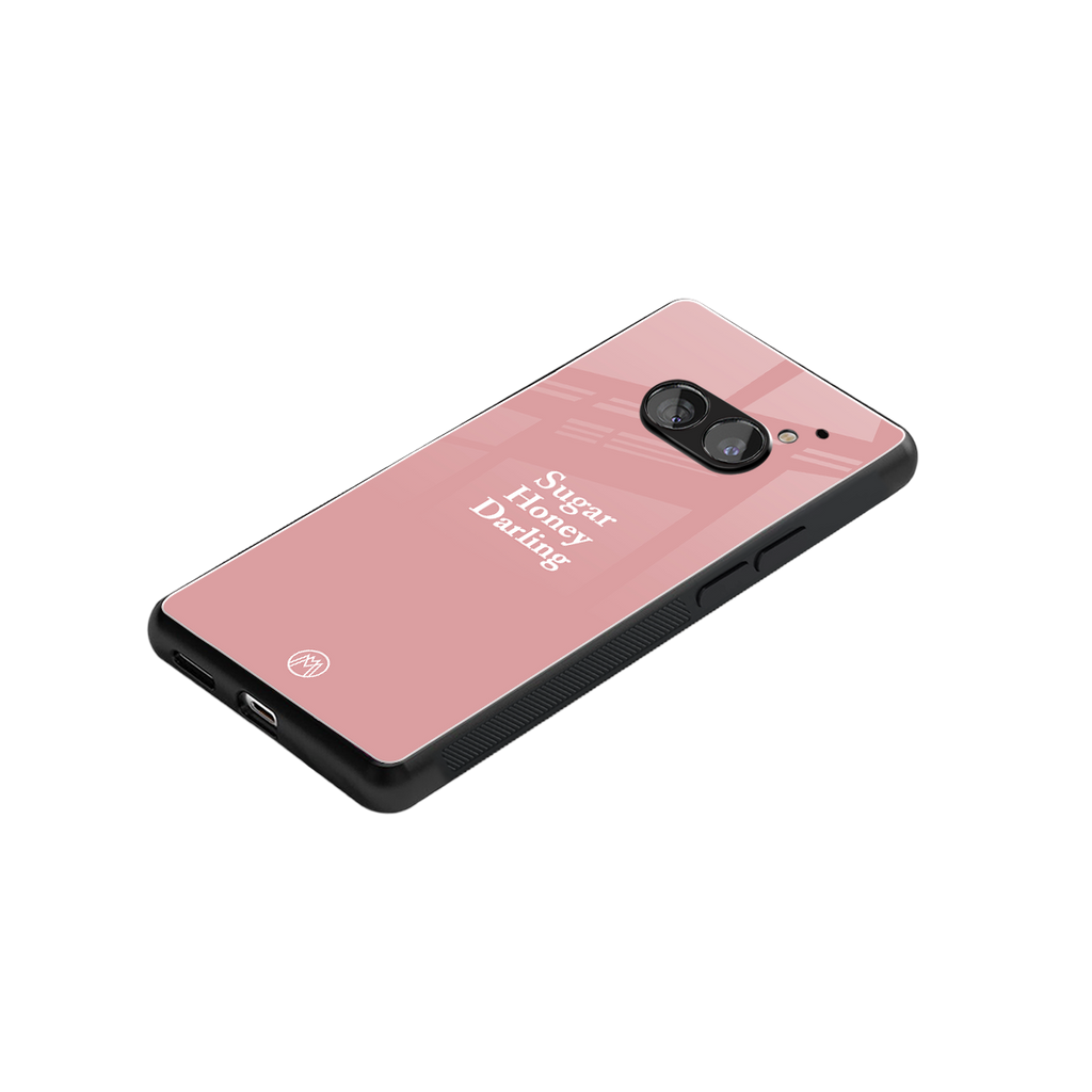 suger honey darling back phone cover | glass case for nothing phone 2a