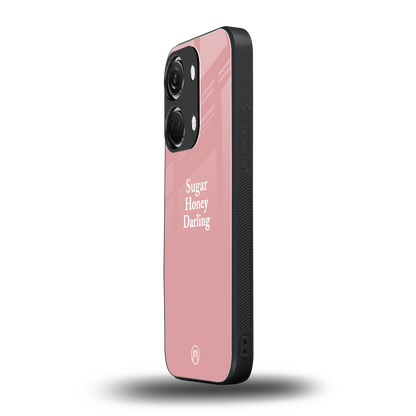 suger honey darling back phone cover | glass case for oneplus nord 3