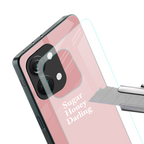 suger honey darling back phone cover | glass case for oneplus nord 3