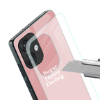 suger honey darling back phone cover | glass case for oneplus nord ce 3