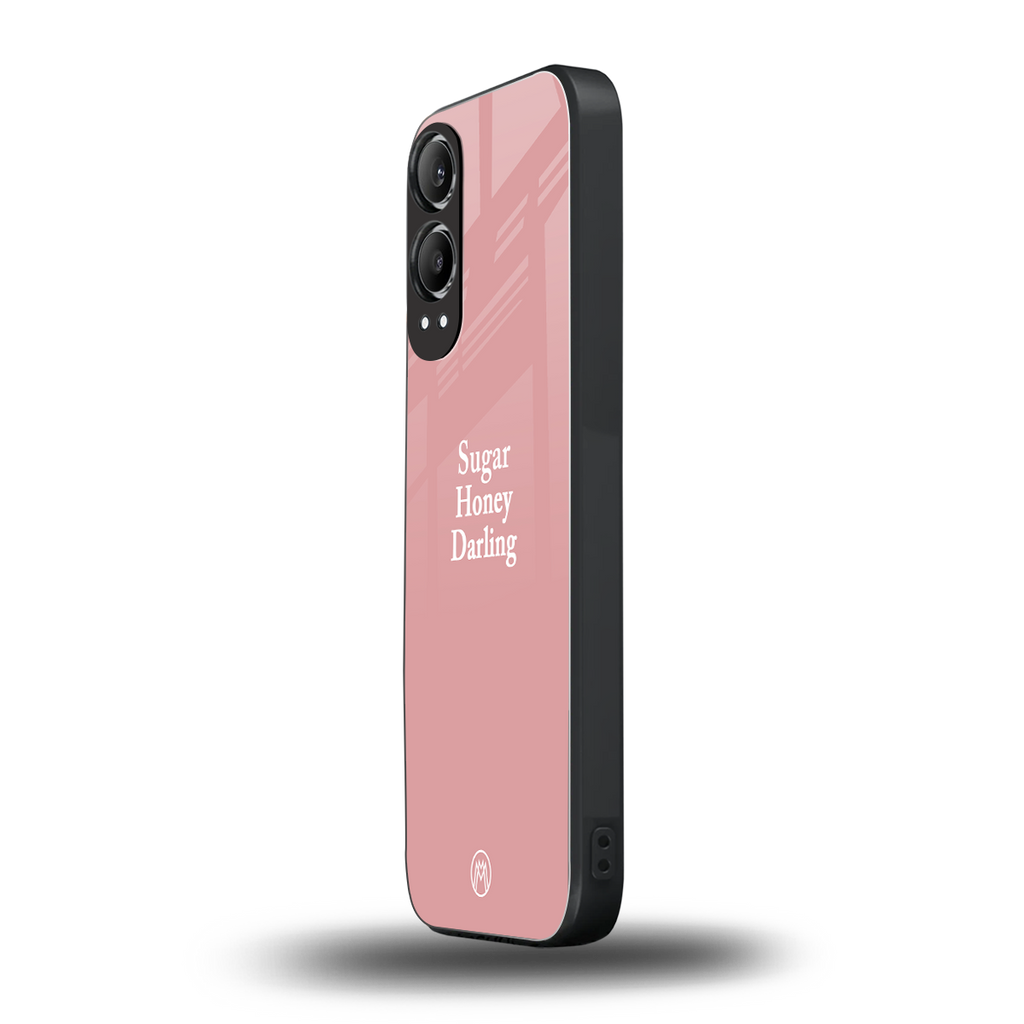 suger honey darling back phone cover | glass case for oneplus nord ce 4 lite