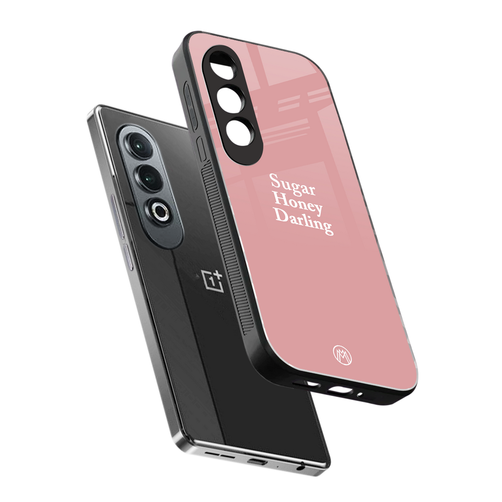 suger honey darling back phone cover | glass case for oneplus nord ce 4