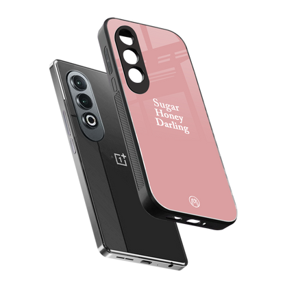 suger honey darling back phone cover | glass case for oneplus nord ce 4