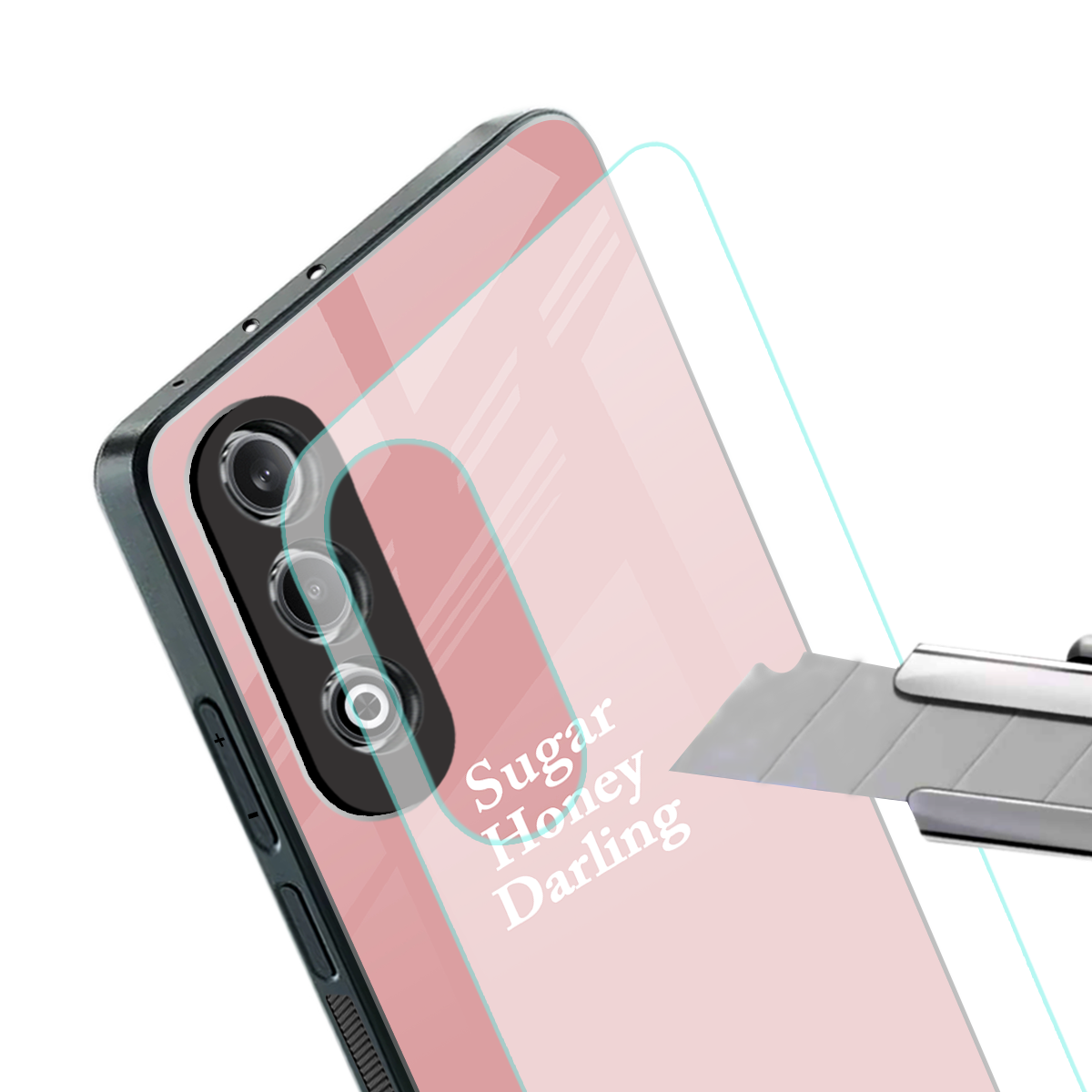 suger honey darling back phone cover | glass case for oneplus nord ce 4