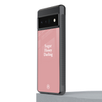 suger honey darling back phone cover | glass case for google pixel 6 pro